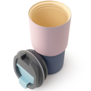 Mug isotherme (650 ml) "Pick me Up Pastel Pink" Asobu