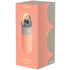 Gourde isotherme (650 ml) "Orbit Pastel Peach" Asobu