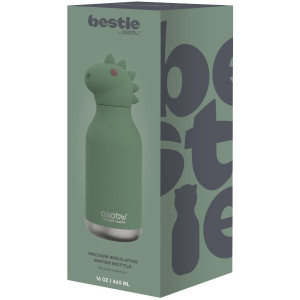 Gourde en inox isotherme (460 ml) Bestie "Dinosaure" Asobu