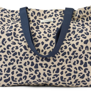 Totebag en coton bio "Mega Leo Mist" (Grand) Liewood