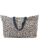 Totebag en coton bio "Mega Leo Mist" (Grand)