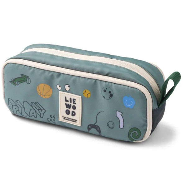 Trousse à crayons Cindy "Play Dusty Peppermint" Liewood