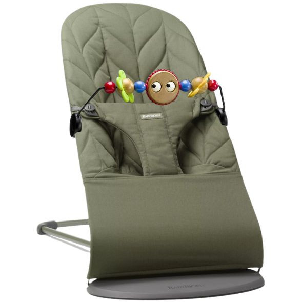 Transat bébé évolutif Balance Bliss Pétale "Vert Foncé"+ Arche de jouets