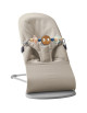 Transat bébé évolutif Balance Bliss Tissé Chiné "Beige Clair" + Arche de jouets