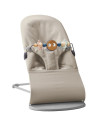 Transat bébé évolutif Balance Bliss Tissé Chiné "Beige Clair" + Arche de jouets