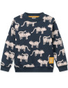 Sweat enfant en coton bio Ridley "Tiger Classic Navy"