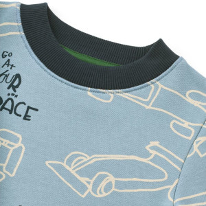 Sweat enfant en coton bio Ridley "Race Cars" Liewood