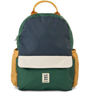 Sac à dos enfant A4 (38 cm) Lennon "Garden Green Multi Mix" Liewood