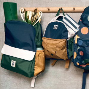 Sac à dos enfant A4 (38 cm) Lennon "Garden Green Multi Mix" Liewood