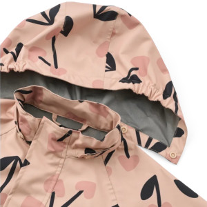 Ensemble imperméable (Veste + Pantalon) Pedia "Cherry Heart Rosey mix" Liewood