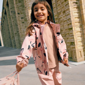 Ensemble imperméable (Veste + Pantalon) Pedia "Cherry Heart Rosey mix" Liewood
