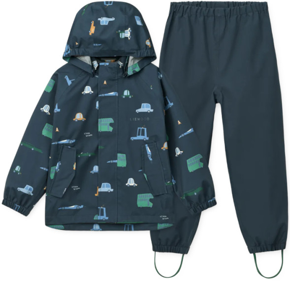 Ensemble imperméable (Veste + Pantalon) Pedia "Cars Classic Navy"