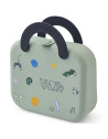 Boîte Lunchbox pliable Elara "Play Dusty Peppermint" Liewood