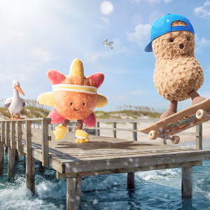 Peluche Amuseables Soleil "Roller Skates'" (30 cm) Jellycat