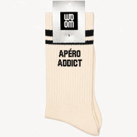 Chaussettes homme "Apéro Addict" (Taille 41-46)