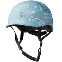 Casque de vélo Milly "Race Cars Beach Blue" (53-55 cm)