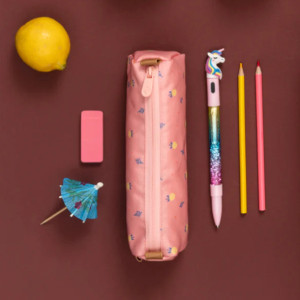 Trousse à crayons enfant en PET recyclé "Summer Fruit" Fresk