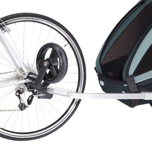 Chariot Coaster XT 2 places "Bleu Gris"  (Remorque-vélo & Poussette) Thule