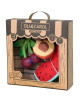 Coffret Cadeau Naissance en caoutchouc naturel "Salade de Fruits"