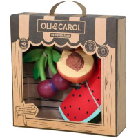 Coffret Cadeau Naissance en caoutchouc naturel "Salade de Fruits"