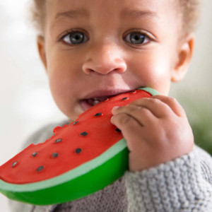 Coffret Cadeau Naissance en caoutchouc naturel "Salade de Fruits" Oli & Carol