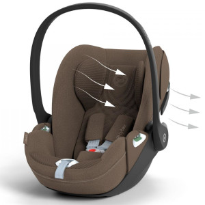  Siège auto Cybex Cloud T (0/24 mois) Plus "Coconut Brown"