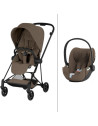 Poussette MIOS + Cloud T Plus Style Matt Black "Coconut Brown" (2026)