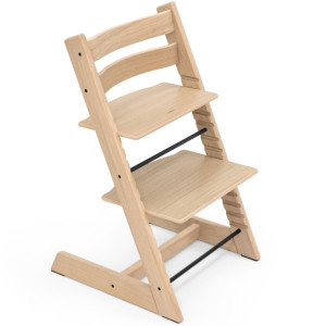 Chaise haute évolutive tripp trapp en bois de chêne "Naturel" Stokke 