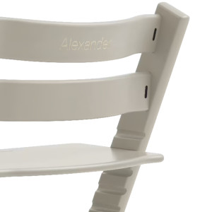Chaise Haute évolutive en bois de hêtre Tripp Trapp "Gris Cashmere"