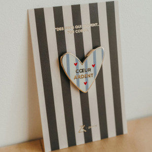 Pin's "Coeur Ardent"