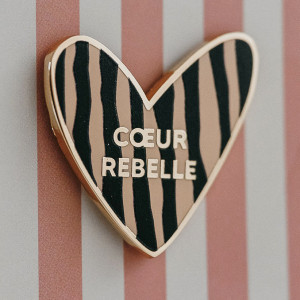 Pin's "Coeur Rebelle" Zakuw