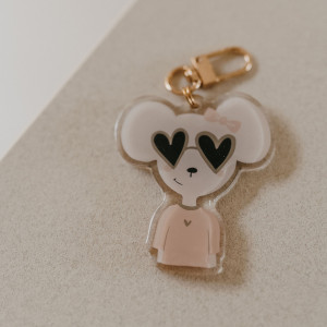 Porte-clé enfant "Friends Souris Millie Face" Zakuw