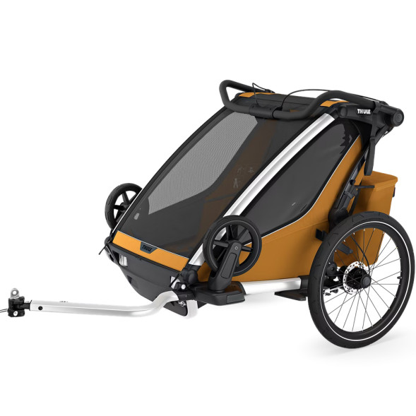 Chariot 2 places Sport 2 "Natural Gold" (Remorque-vélo, Poussette & Jogger)