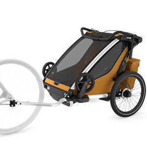 Chariot Thule Sport G3 2 places "Natural Gold" (Remorque-vélo, Poussette & Jogger)