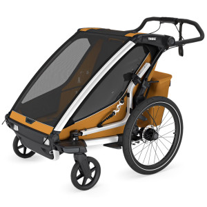 Chariot Thule Sport G3 2 places "Natural Gold" (Remorque-vélo, Poussette & Jogger)