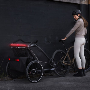 Chariot Thule Sport G3 2 places "Natural Gold" (Remorque-vélo, Poussette & Jogger)