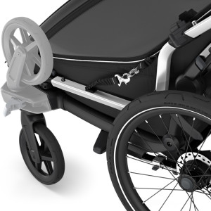 Chariot Thule Sport G3 2 places "Natural Gold" (Remorque-vélo, Poussette & Jogger)