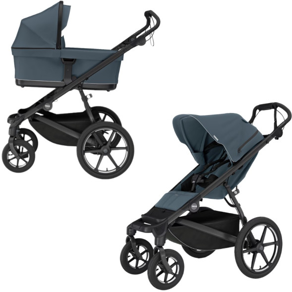 Poussette Thule Urban Glide 4 "Dark Slate" + Nacelle "Dark Slate"