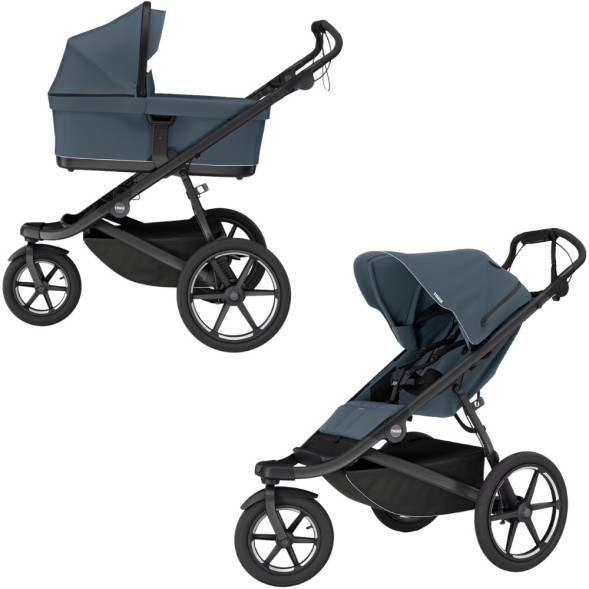 Poussette Thule Urban Glide 3 "Dark Slate" + Nacelle "Dark Slate"