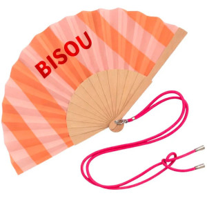 Eventail "Bisou" avec Bandoulière et Boîte Cadeau Woom