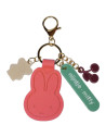 Porte-clés Charm en silicone Miffy "Corail"