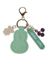 Porte-clés Charm en silicone Miffy "Menthe" Atelier Pierre