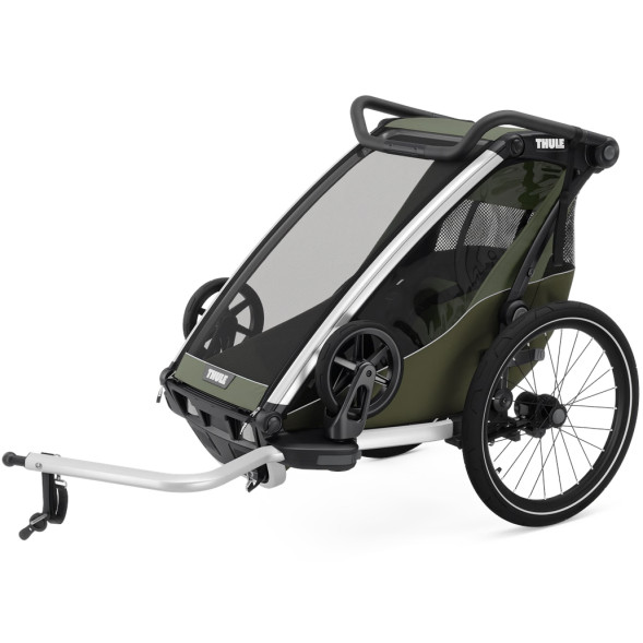 Chariot 1 place Lite "Vintage Green" (Remorque-vélo, Poussette & Jogger)