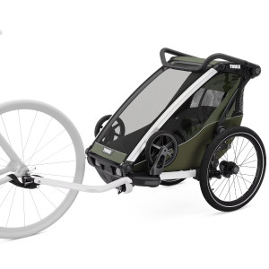Chariot Thule Lite 1 place "Vintage Green" (Remorque-vélo, Poussette & Jogger)