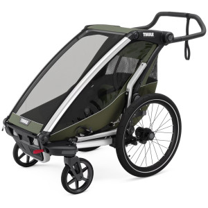 Chariot Thule Lite 1 place "Vintage Green" (Remorque-vélo, Poussette & Jogger)