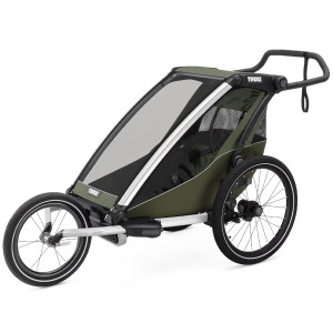 Chariot Thule Lite 1 place "Vintage Green" (Remorque-vélo, Poussette & Jogger)