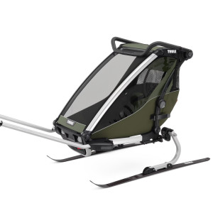 Chariot Thule Lite 1 place "Vintage Green" (Remorque-vélo, Poussette & Jogger)