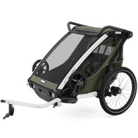 Chariot 2 places Lite "Vintage Green" (Remorque-vélo, Poussette & Jogger)