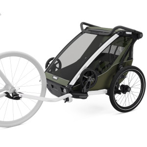 Chariot Thule Lite 2 places "Vintage Green" (Remorque-vélo, Poussette & Jogger)