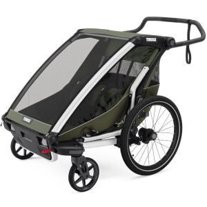 Chariot Thule Lite 2 places "Vintage Green" (Remorque-vélo, Poussette & Jogger)